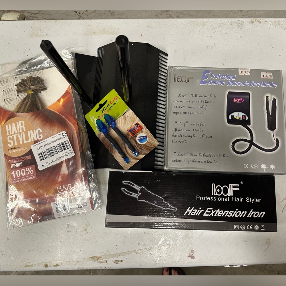LooF Hair Extension Iron (hot & ultra sonic (cold)